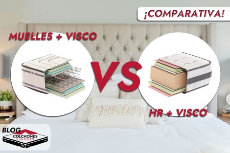 Muelles + Visco vs. HR + Visco: ¿Cuál es el colchón ideal para tu descanso?